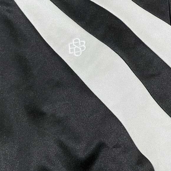 Black Scale men’s havoc tracksuit jacket black cream size medium zip up - Picture 7 of 13